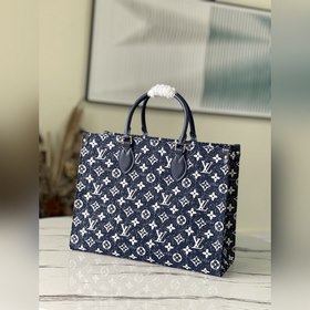 LV Артикул： M59608 Джинсовый синий ONTHEGO Для работы, покупок 
