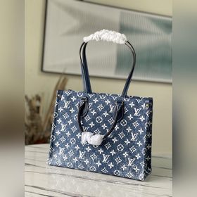 LV Артикул： M59608 Джинсовый синий ONTHEGO Для работы, покупок 