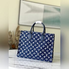 LV Артикул： M59608 Джинсовый синий Сумка Onthego  Для работы,