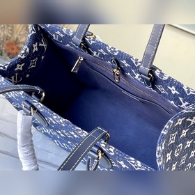 LV Артикул： M59608 Джинсовый синий Сумка Onthego  Для работы, 