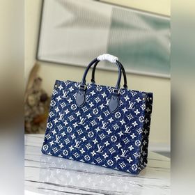 LV Артикул： M59608 Джинсовый синий Сумка Onthego  Для работы, 