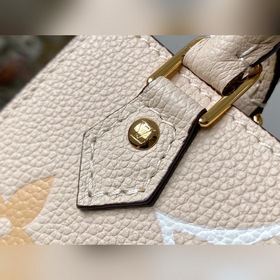LV Артикул： M80049 Ванильный желтый Сумка Petit Sac Plat Сумка 