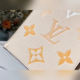 LV Артикул： M80049 Ванильный желтый Сумка Petit Sac Plat Сумка 