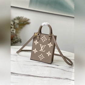 LV Артикул： M80449 Светло-серая сумка Petit Sac Plat Сумка с неж