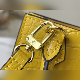LV Модель： M90564 Желтый чехол для нот с крокодиловым узором [Ми