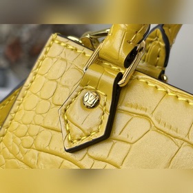 LV Модель： M90564 Желтый чехол для нот с крокодиловым узором [Ми
