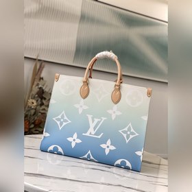 LV Артикул： M57639 Синяя сумка OnTheGo большого размера Сумка из
