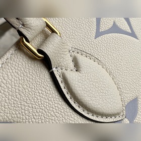 LV Артикул： M45495 Кремовый белый Средняя сумка OnTheGo Мотив M