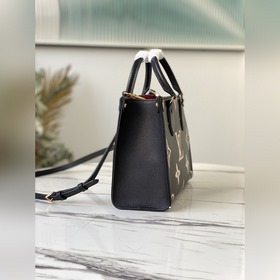 LV Артикул： M45659 Черная сумка Onthego Small Tote Вдохновленная