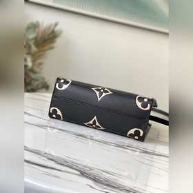LV Артикул： M45659 Черная сумка Onthego Small Tote Вдохновленная