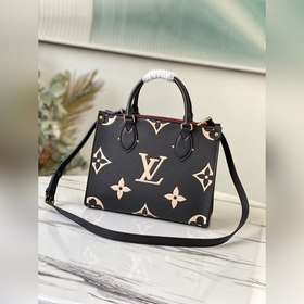 LV Артикул： M45659 Черная сумка Onthego Small Tote Вдохновленная