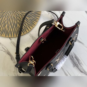 LV Артикул： M45659 Черная сумка Onthego Small Tote Вдохновленная