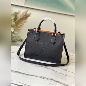 LV Артикул： M45660 Черная сумка Onthego mini Tote Вдохновленная