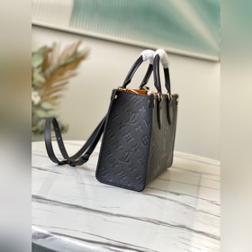 LV Артикул： M45660 Черная сумка Onthego mini Tote Вдохновленная 