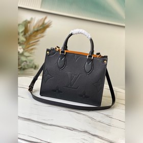 LV Артикул： M45660 Черная сумка Onthego mini Tote Вдохновленная 