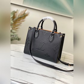 LV Артикул： M45660 Черная сумка Onthego mini Tote Вдохновленная 