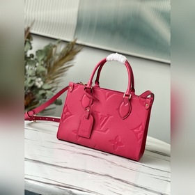 LV Артикул： M45661 Мини-сумка OnTheGo Tote в розовом цвете Мотив
