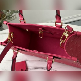 LV Артикул： M45661 Мини-сумка OnTheGo Tote в розовом цвете Мотив