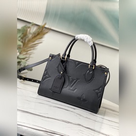 LV Артикул： M45661 Черный Мини-сумка OnTheGo Tote Мотив Monogram