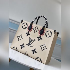 LV Модель M45372 Молочный белый OnTheGo Большая сумка Классическ