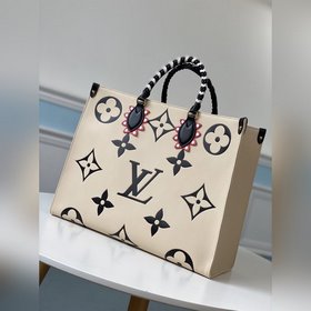LV Модель M45372 Молочный белый OnTheGo Большая сумка Классическ