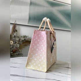 LV Артикул： M57641 Светло-розовая сумка OnTheGo большого размера