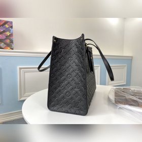 LV Модель M44925 Черная сумка ONTHEGO с тиснением Для работы, по