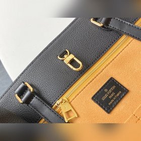 LV Модель M44925 Черная сумка ONTHEGO с тиснением Для работы, по