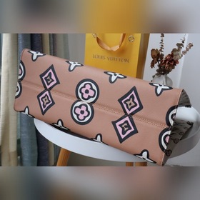 LV ONTHEGO Новая сумка с леопардовым принтом Артикул M45815 Для 