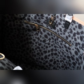 LV ONTHEGO Новая сумка с леопардовым принтом Артикул M45815 Для 