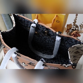 LV ONTHEGO Новая сумка с леопардовым принтом Артикул M45815 Для 