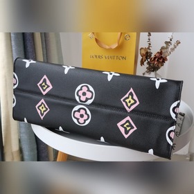 LV ONTHEGO с леопардовым принтом Новая сумка Модель M45815 Для 