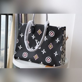 LV ONTHEGO с леопардовым принтом Новая сумка Модель M45815 Для 