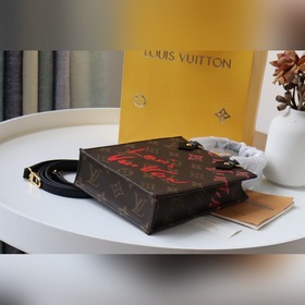 LV Артикул： M80839 Сердце PETIT SAC PLAT Мини-тоут Мини-версия
