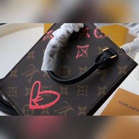 LV Артикул： M80839 Сердце PETIT SAC PLAT Мини-тоут Мини-версия