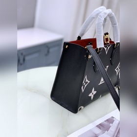 LV Артикул： M45659 Черная сумка Onthego Small Tote Вдохновленная 