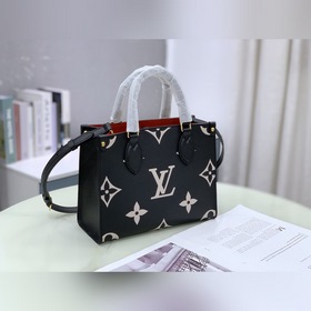 LV Артикул： M45659 Черная сумка Onthego Small Tote Вдохновленная 