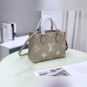 LV Артикул： M45779 Сумка Onthego Small Tote в цвете слоновой кос