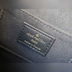LV Модель M57172 Черная сумка через плечо с узором «Old Flower» Н
