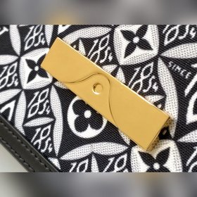 LV Модель M57172 Черная сумка через плечо с узором «Old Flower» Н