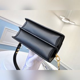 LV Модель M57172 Черная сумка через плечо с узором «Old Flower» Н