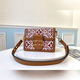 LV модель M57172 Сумка через плечо цвета землистого желтого с узо