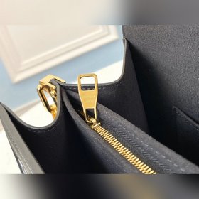 LV Модель M57211 Черная сумка через плечо с классическим узором Н