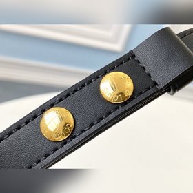 LV Модель M57211 Черная сумка через плечо с классическим узором Н