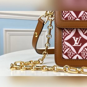 LV Модель M57211 Сумка через плечо цвета землистого желтого с узо