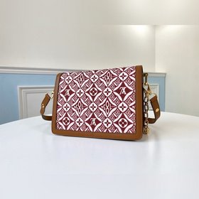 LV Модель M57211 Сумка через плечо цвета землистого желтого с узо