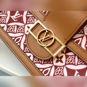 LV Модель M57211 Сумка через плечо цвета землистого желтого с узо