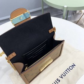 Сумка LV DAUPHINE, модель M68746, желтый цветок. Новый ретро-эсте