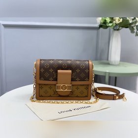 Сумка LV DAUPHINE, модель M44391, желтая, . Новая модель из класс