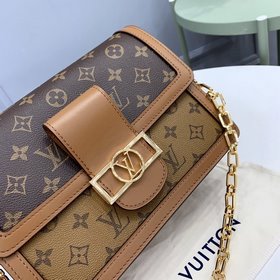 Сумка LV DAUPHINE, модель M44391, желтая, . Новая модель из класс
